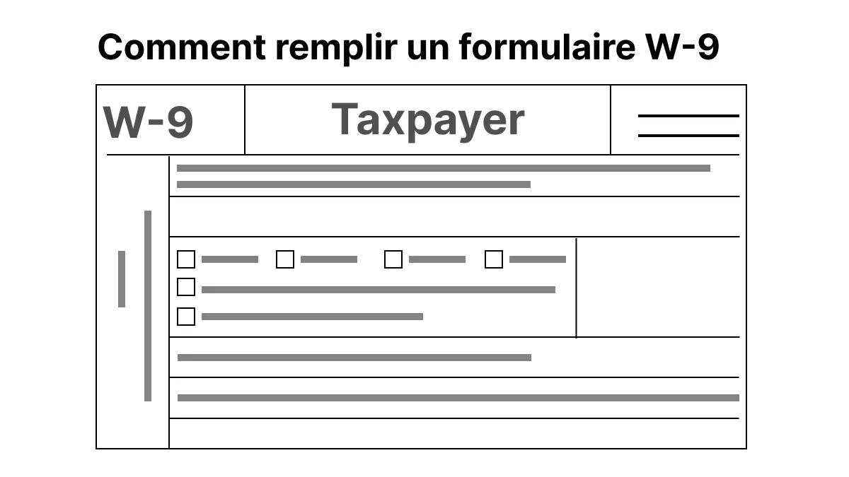 remplir un formulaire W-9