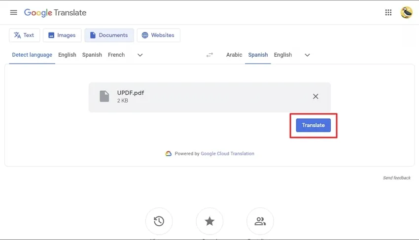traducir pdf de inglés a español google translate traducir