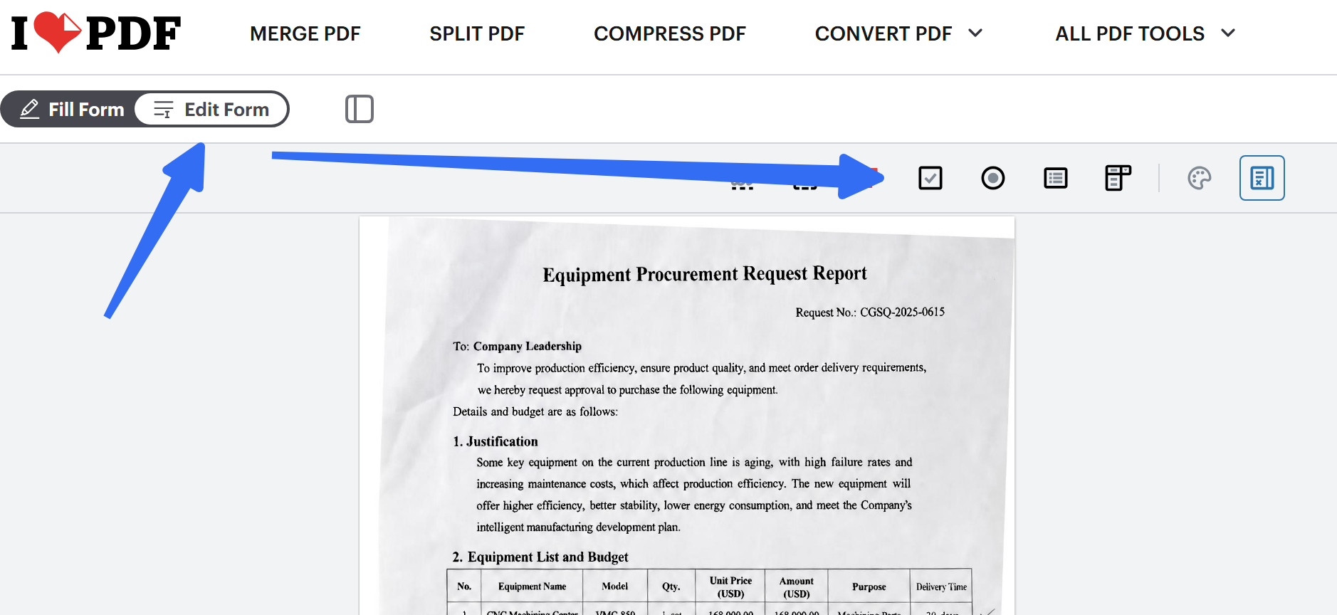 create fillable pdf online from word