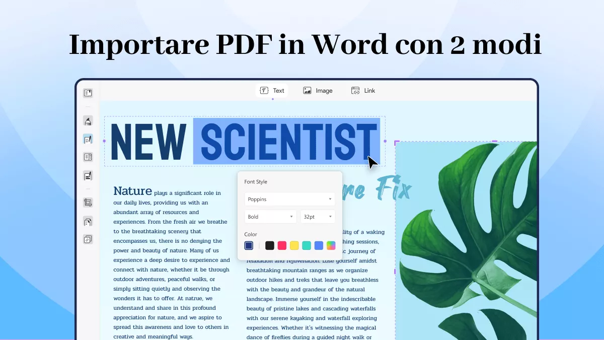 2 semplici modi per importare PDF in Word