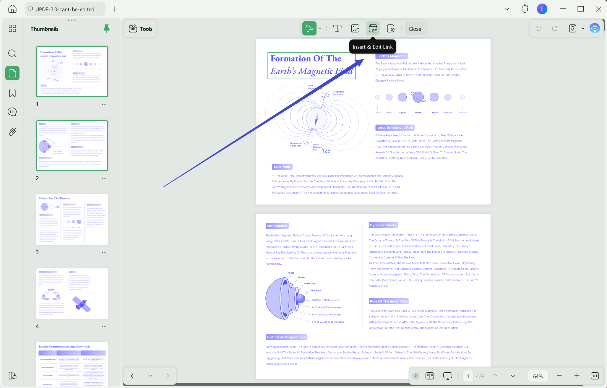 add link to PDF in updf