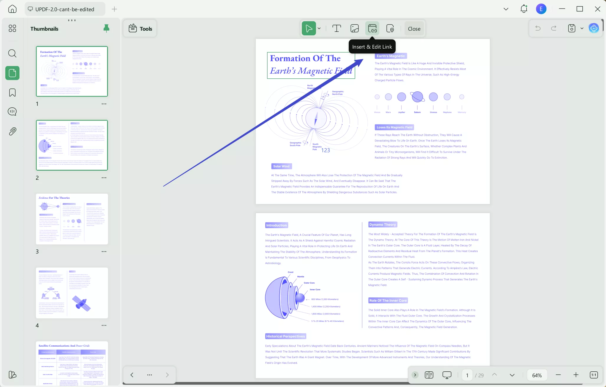 add link to PDF in updf