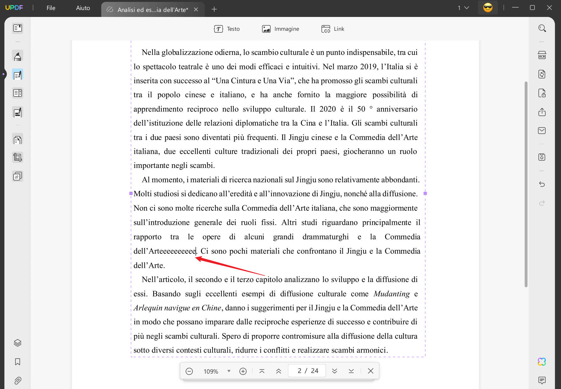 preservare il formato originale durante la modifica