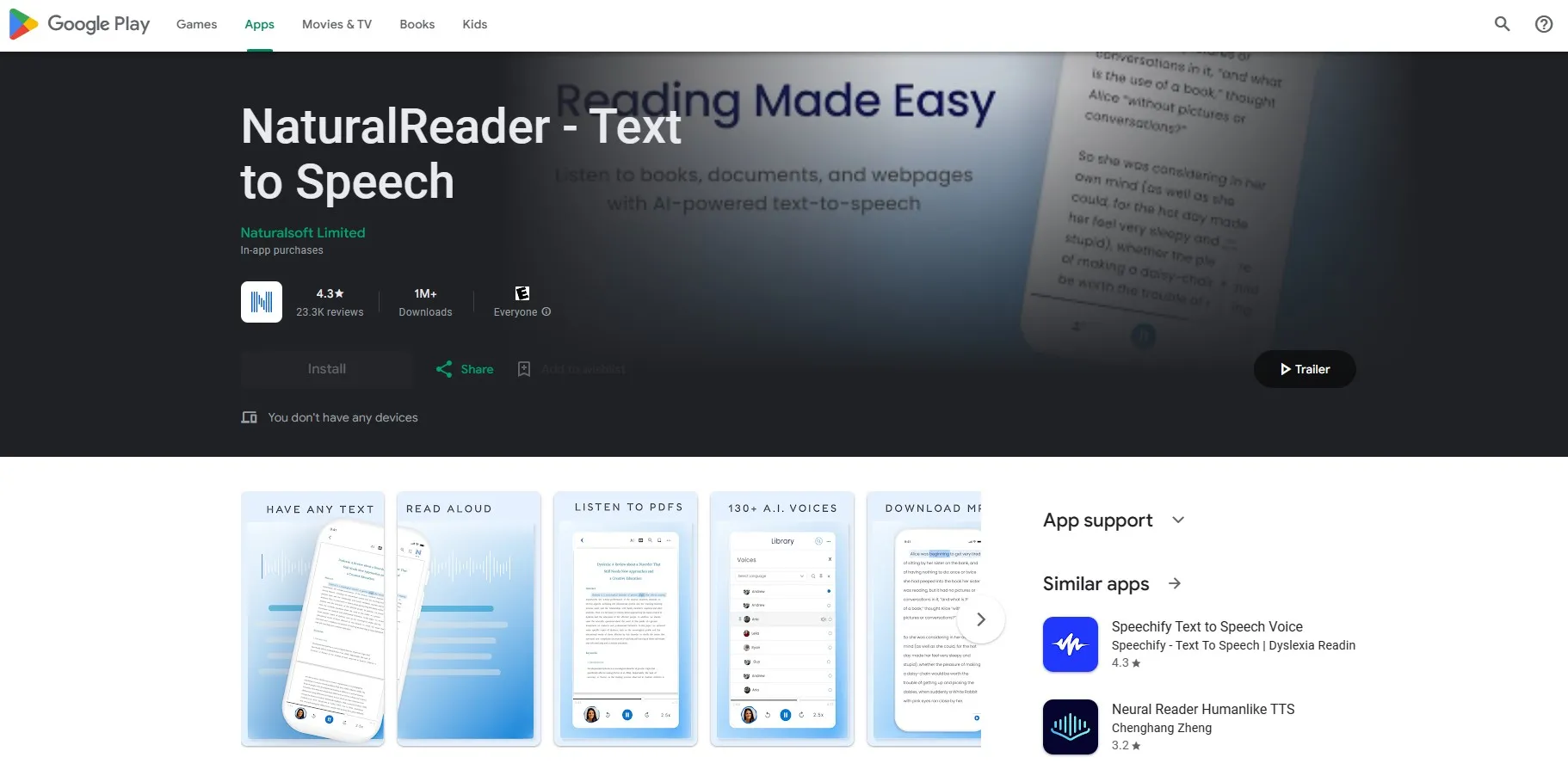 research paper audio reader