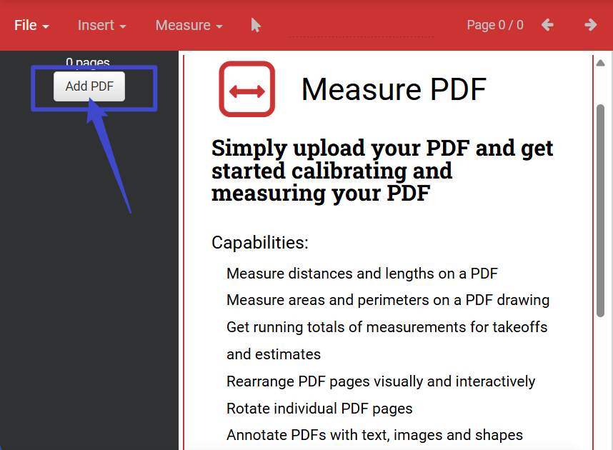 open foxyutils to add pdf