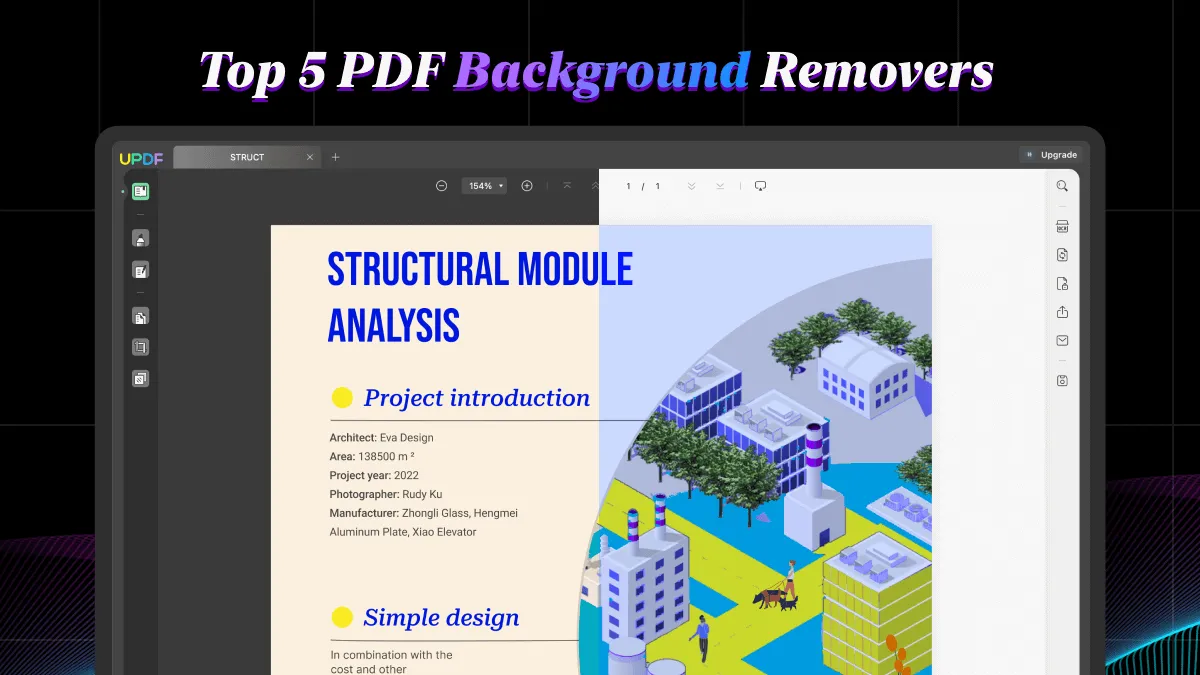Our Top Picks of the Top 5 PDF Background Remover Tools