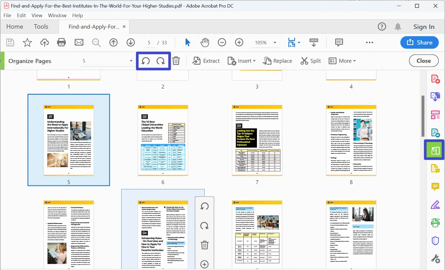 adobe pdf 旋轉器