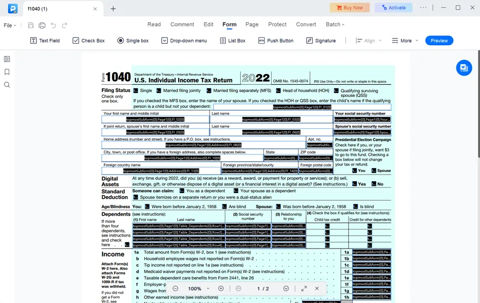 EaseUS rimozione firme pdf