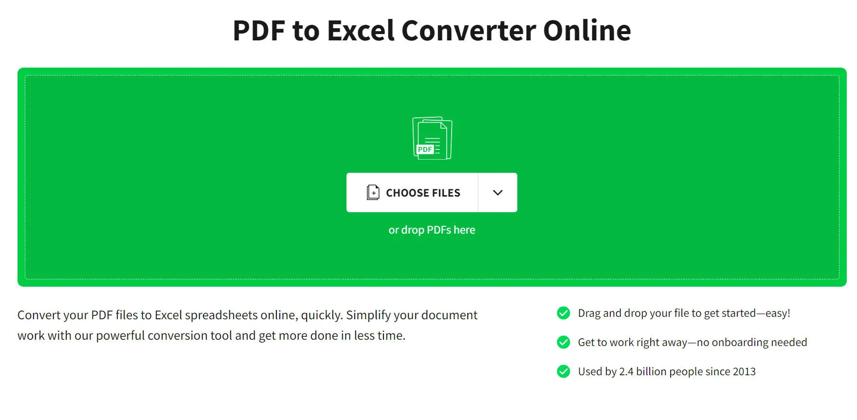 pdf to excel converter smallpdf