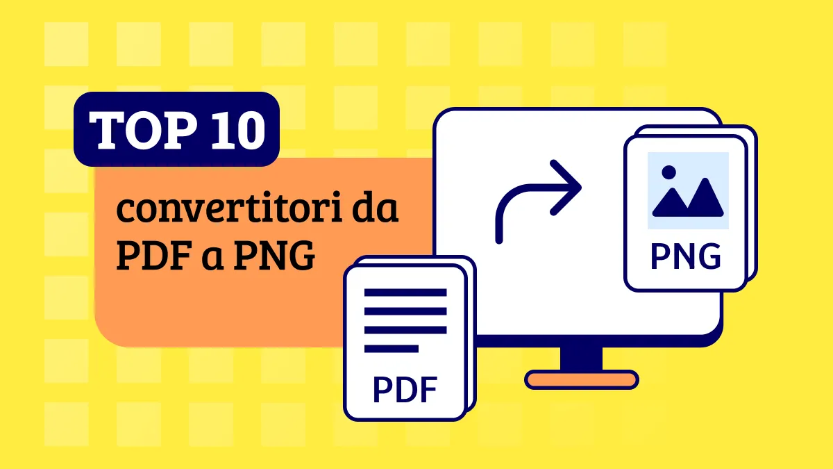Top 10 convertitori da PDF a PNG online e offline