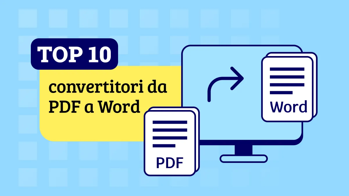 Top 10 convertitori da PDF a Word nel 2024