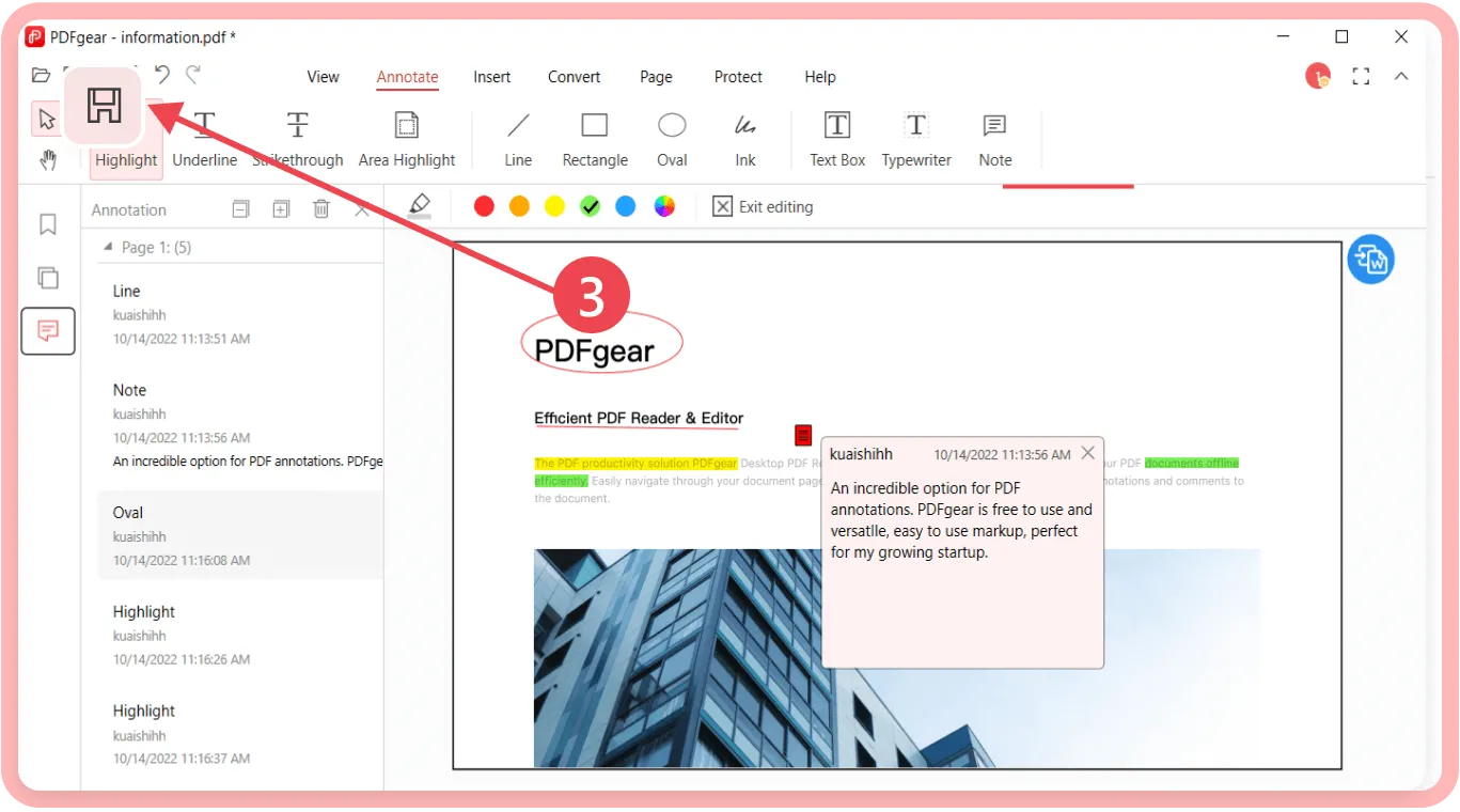 pdfgear desktop edit pdf