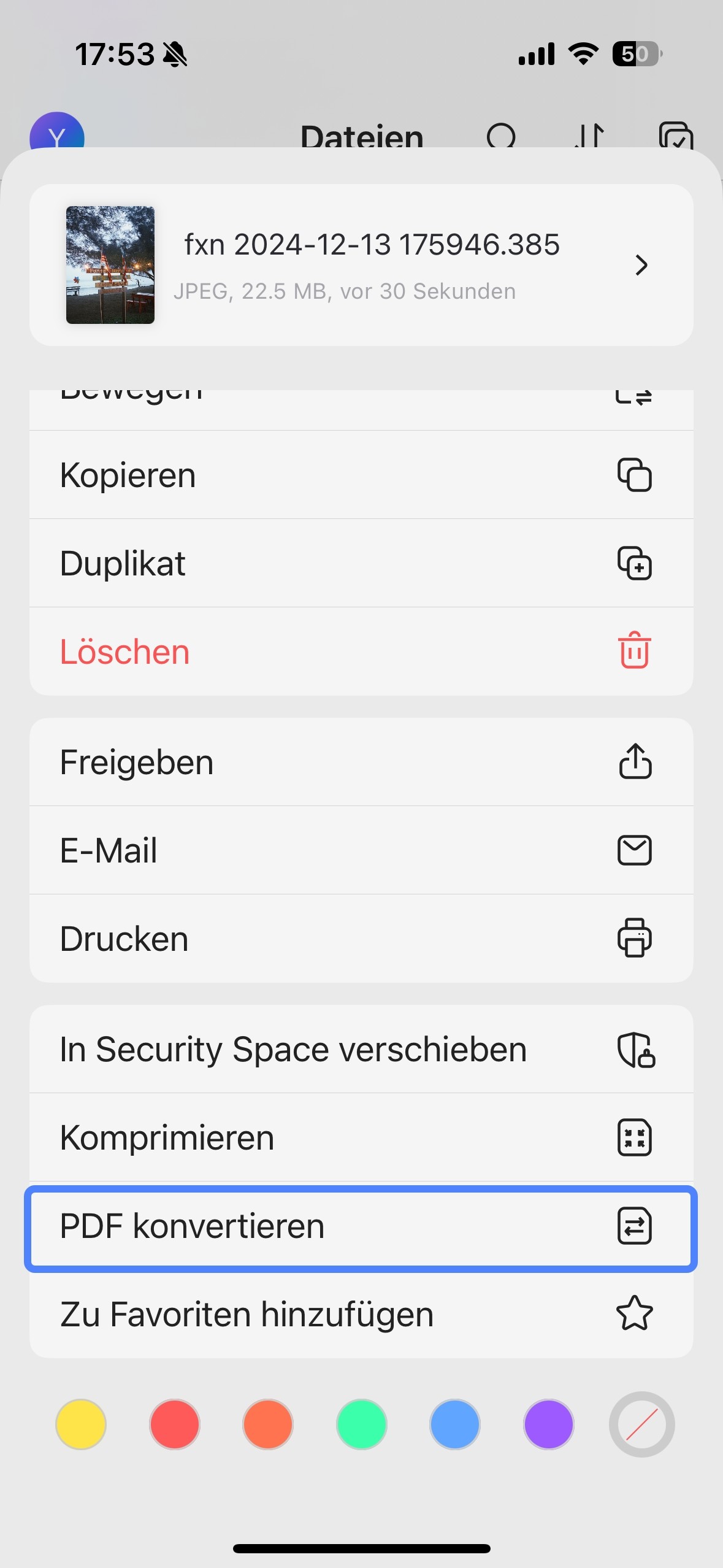 Ein Foto mit UPDF in PDF konvertieren
