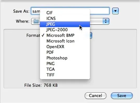 Convertitore da BMP a PDF gratuito: Anteprima su Mac