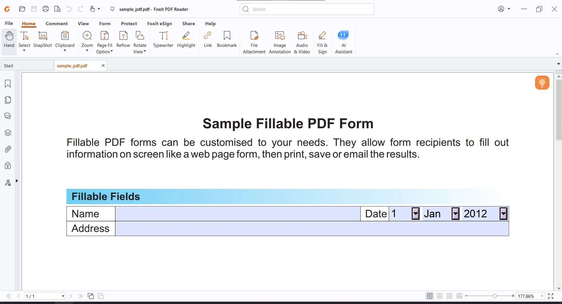 how to remove fillable fields in pdf in foxit