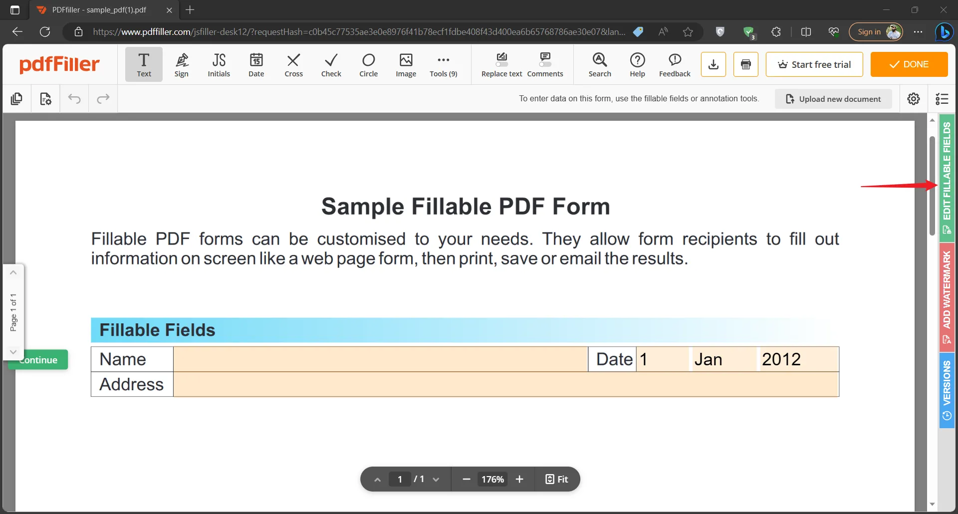 how to remove fillable fields in pdf in pdffiller