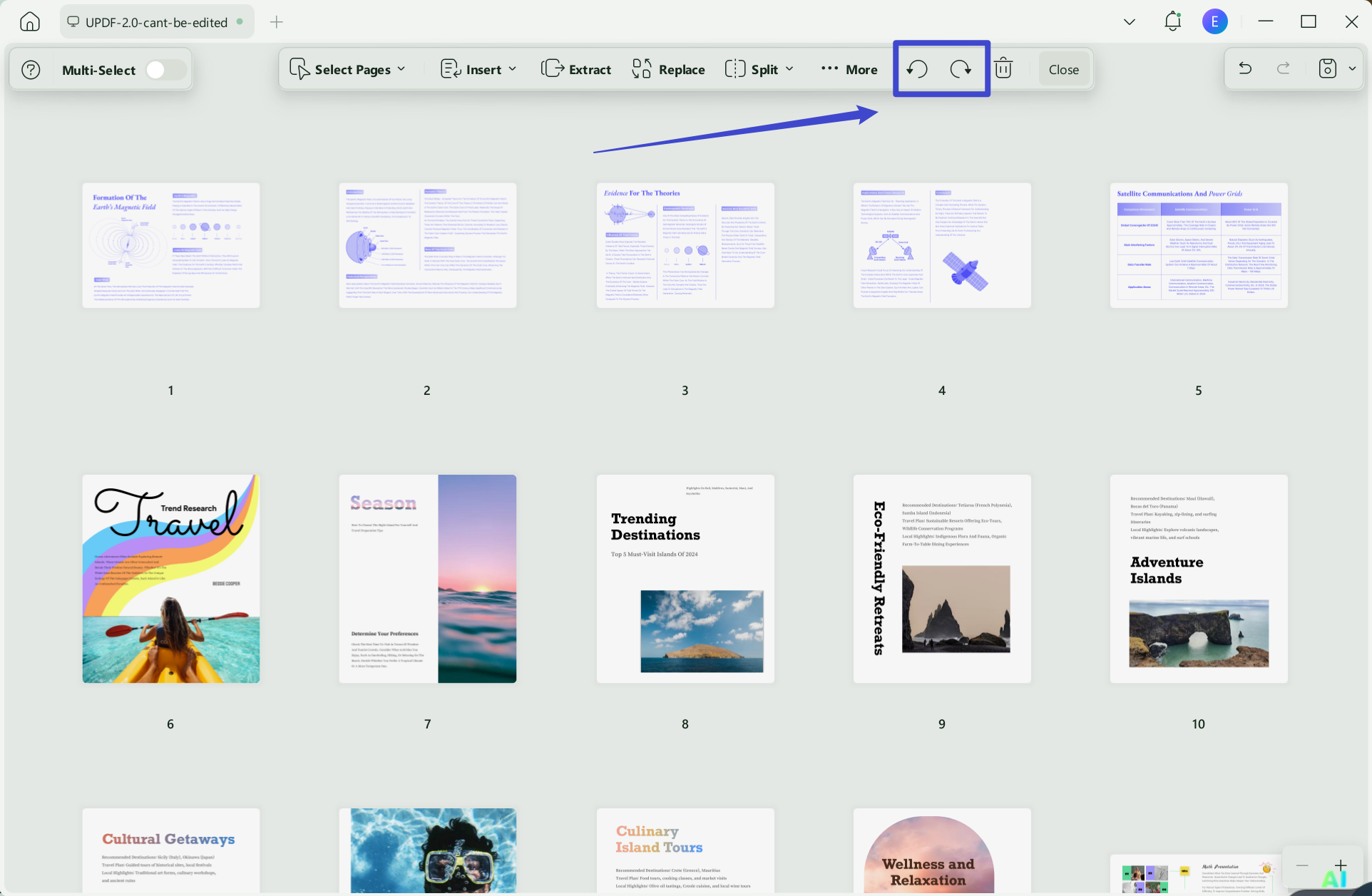how to rotate a pdf in adobe rotate multiple pages in updf