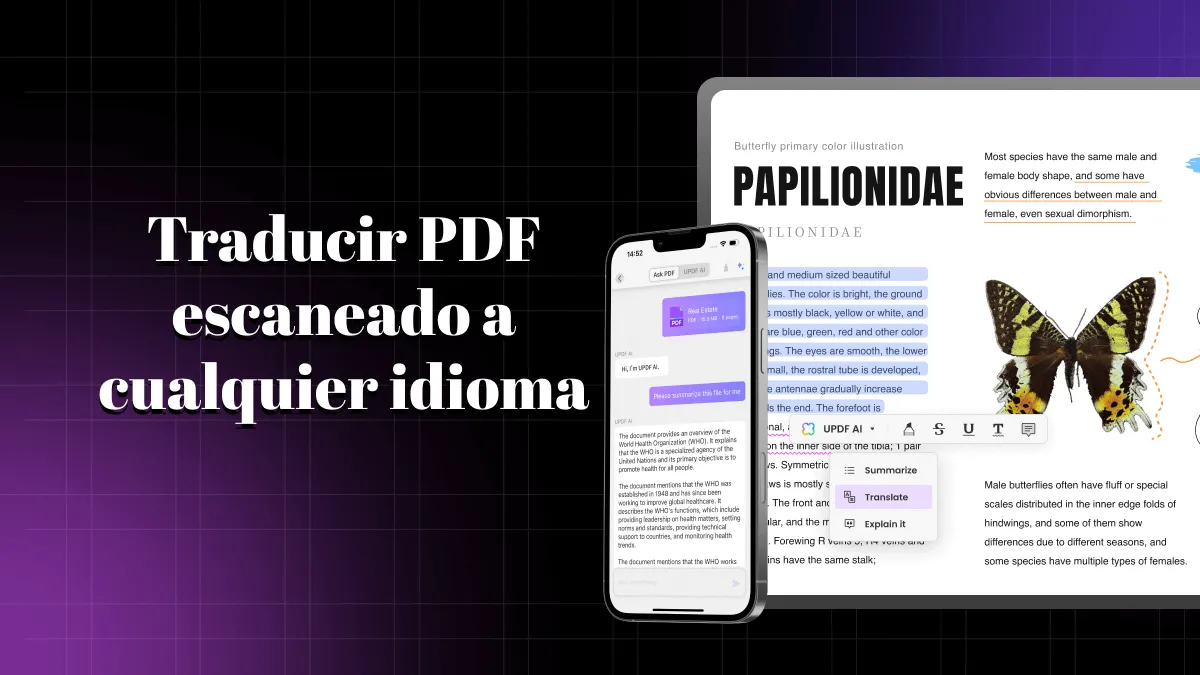 3 maneras para traducir PDF escaneado a cualquier idioma