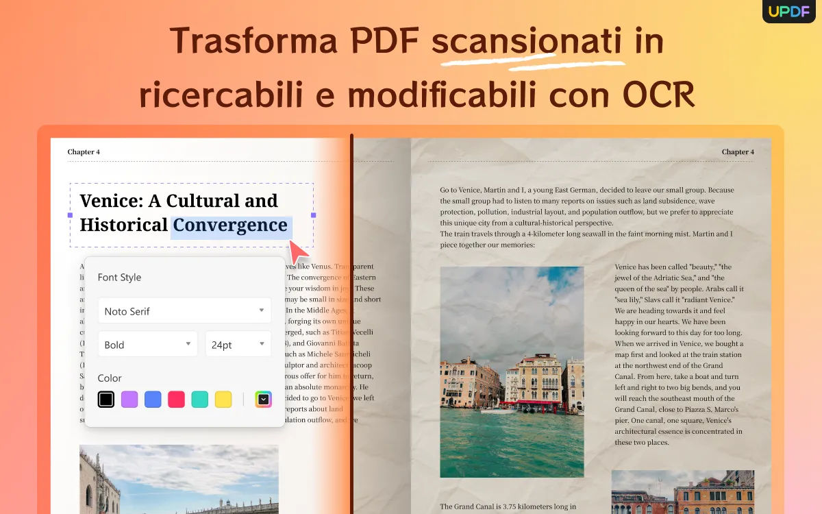 Trasforma i PDF scansionati in ricercabili e modificabili