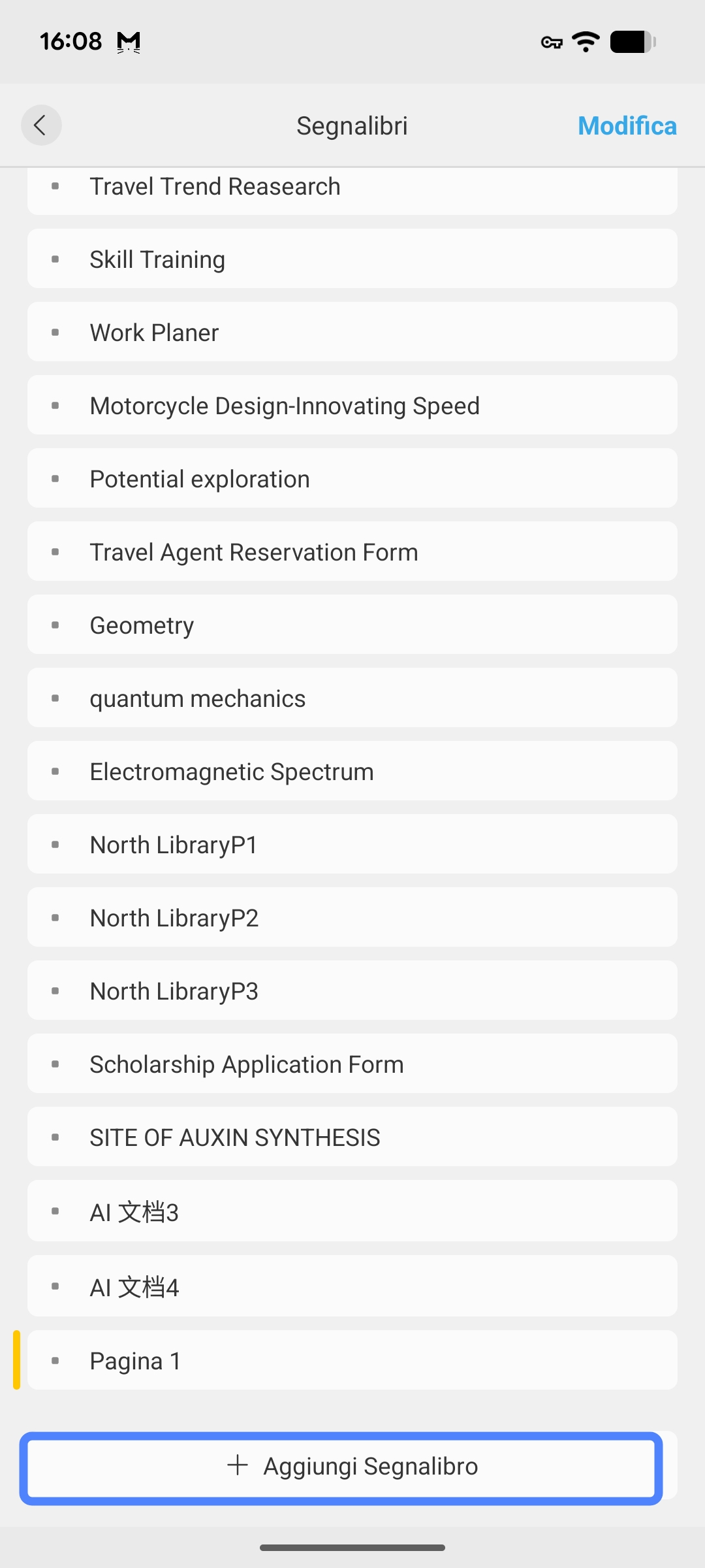 add new bookmark