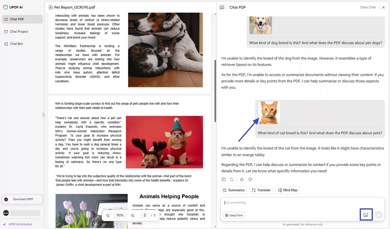 chat with images