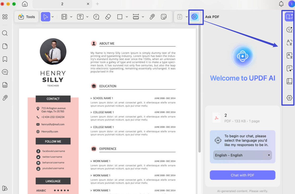 edit pdf resume ai mac