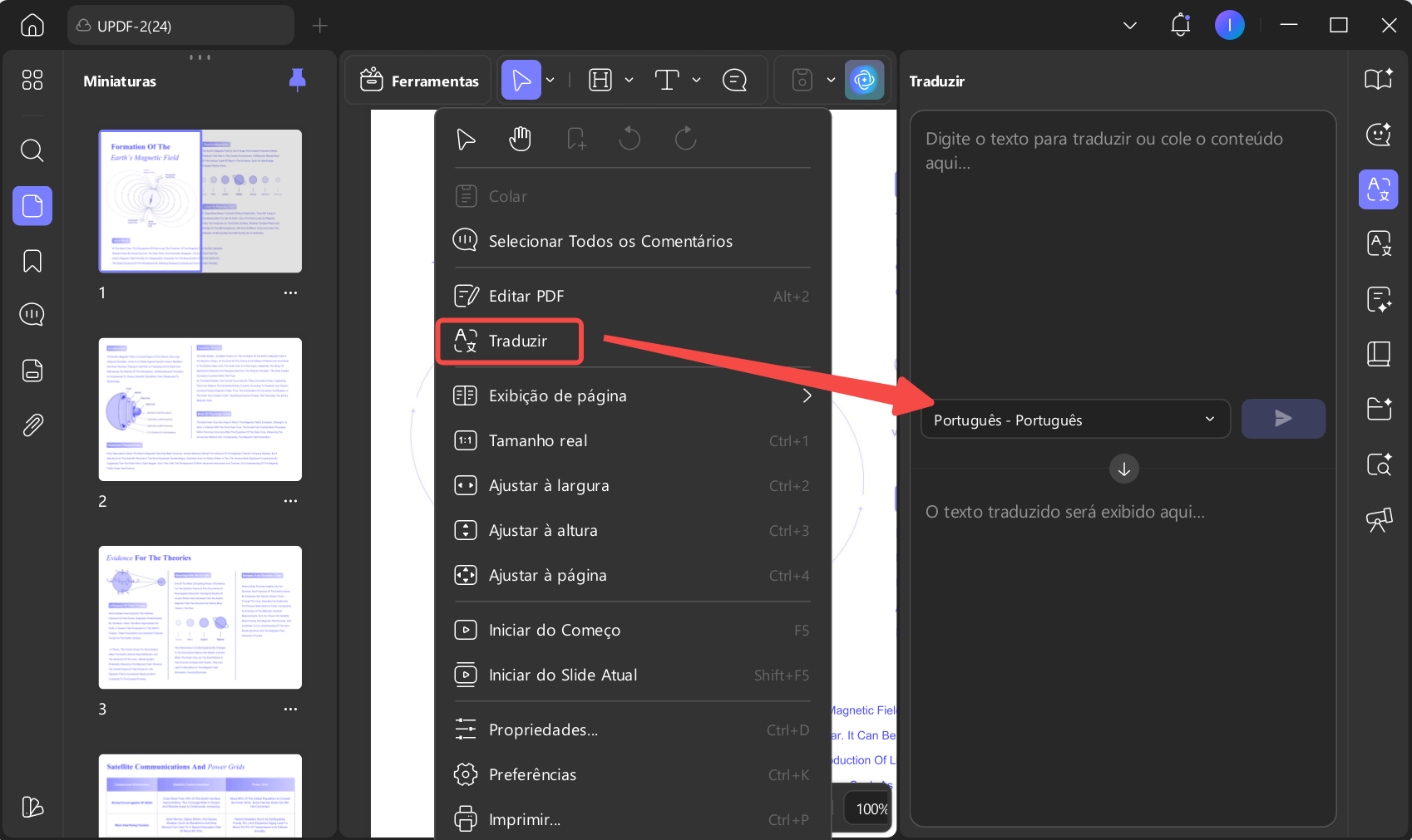 traduzir pdfs