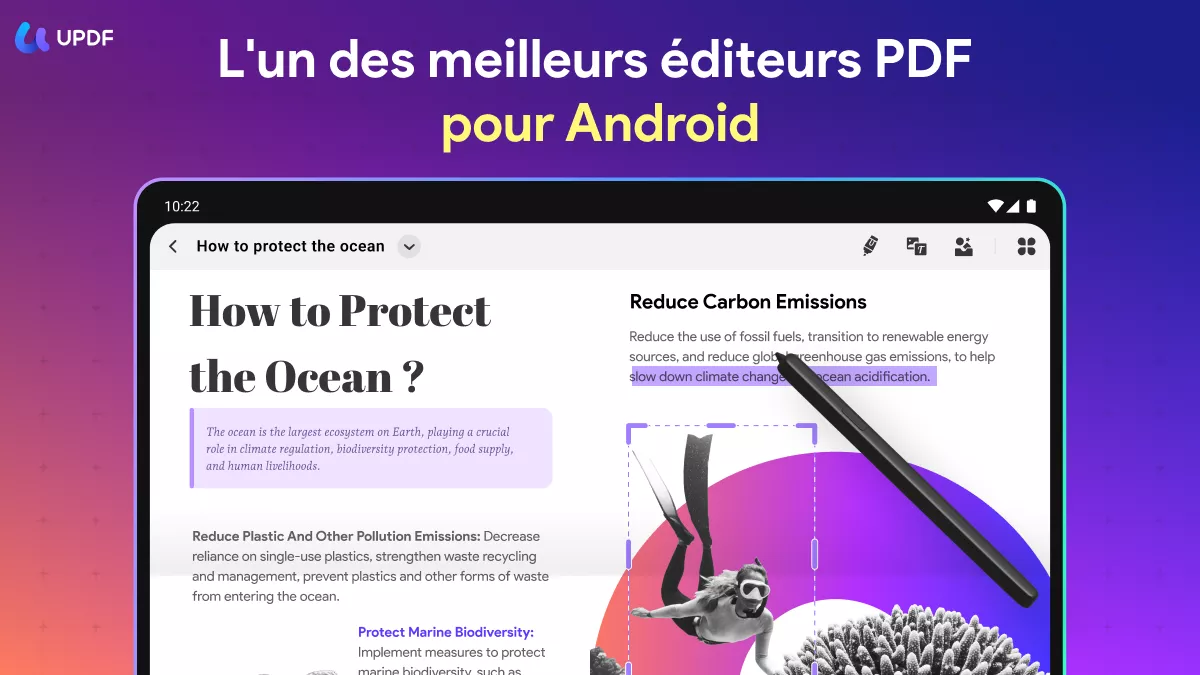 Annoter le PDF sur UPDF