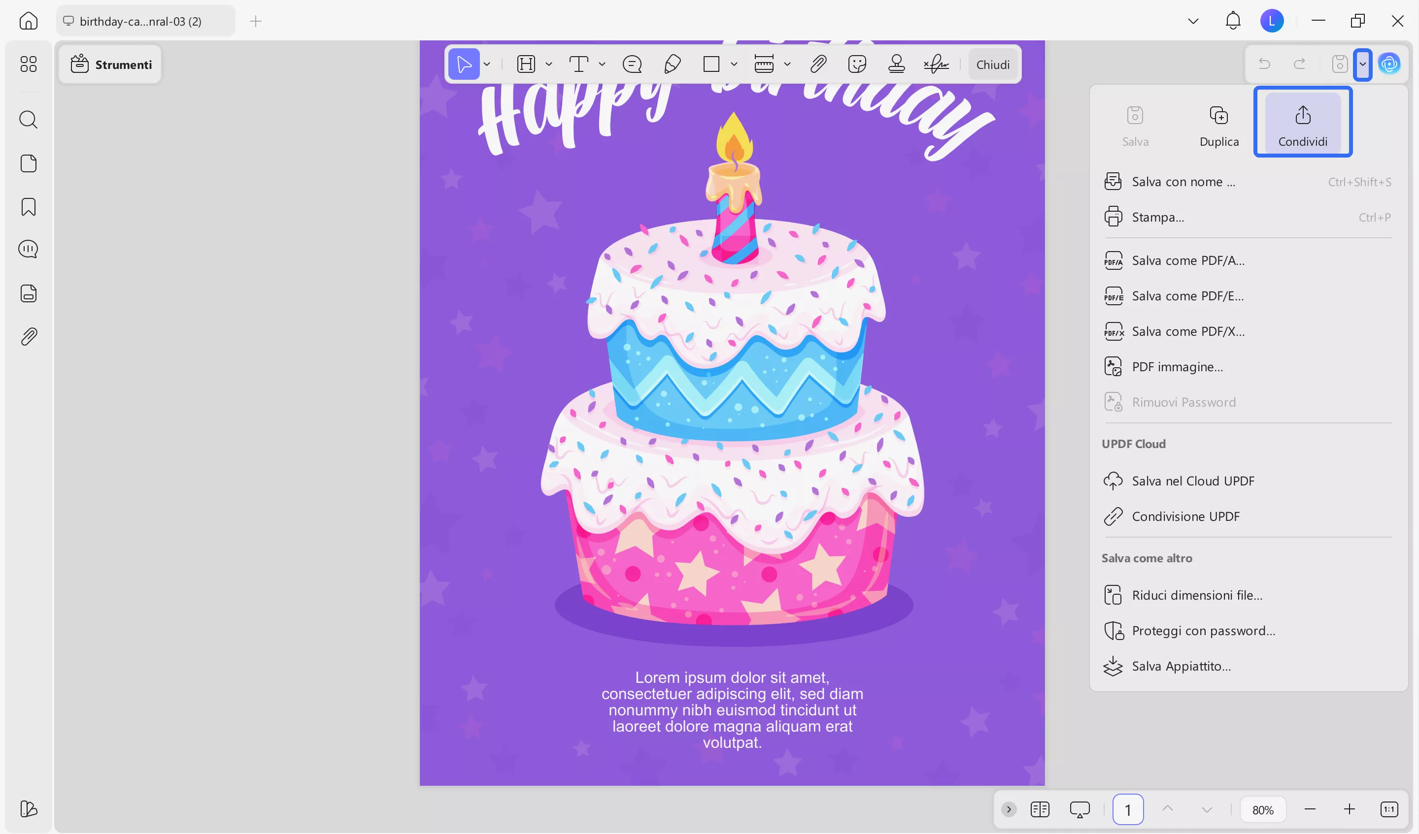 share happy birthday my wife