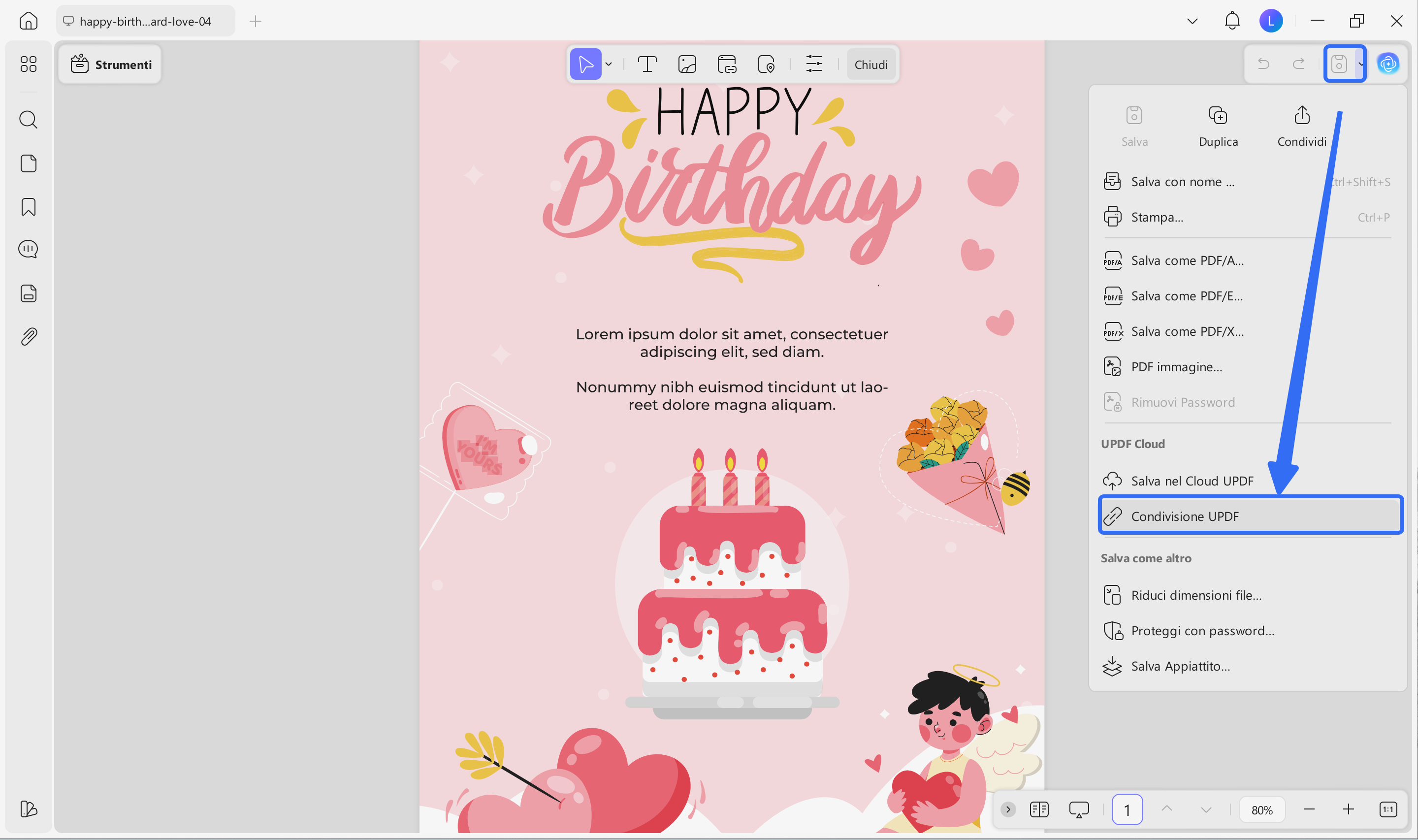 share card