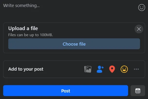 how to post a pdf on facebook upload a file