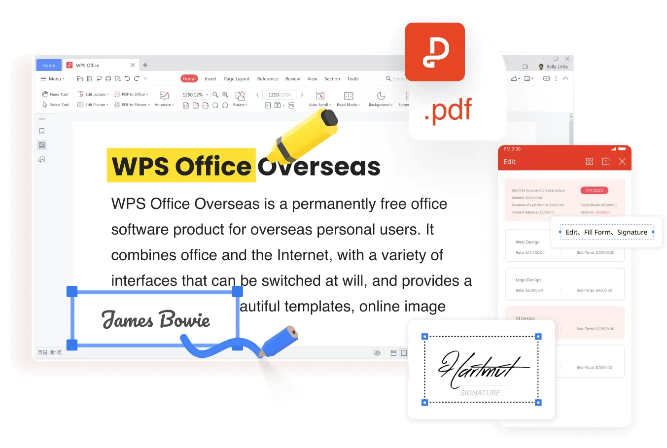 محرر WPS PDF