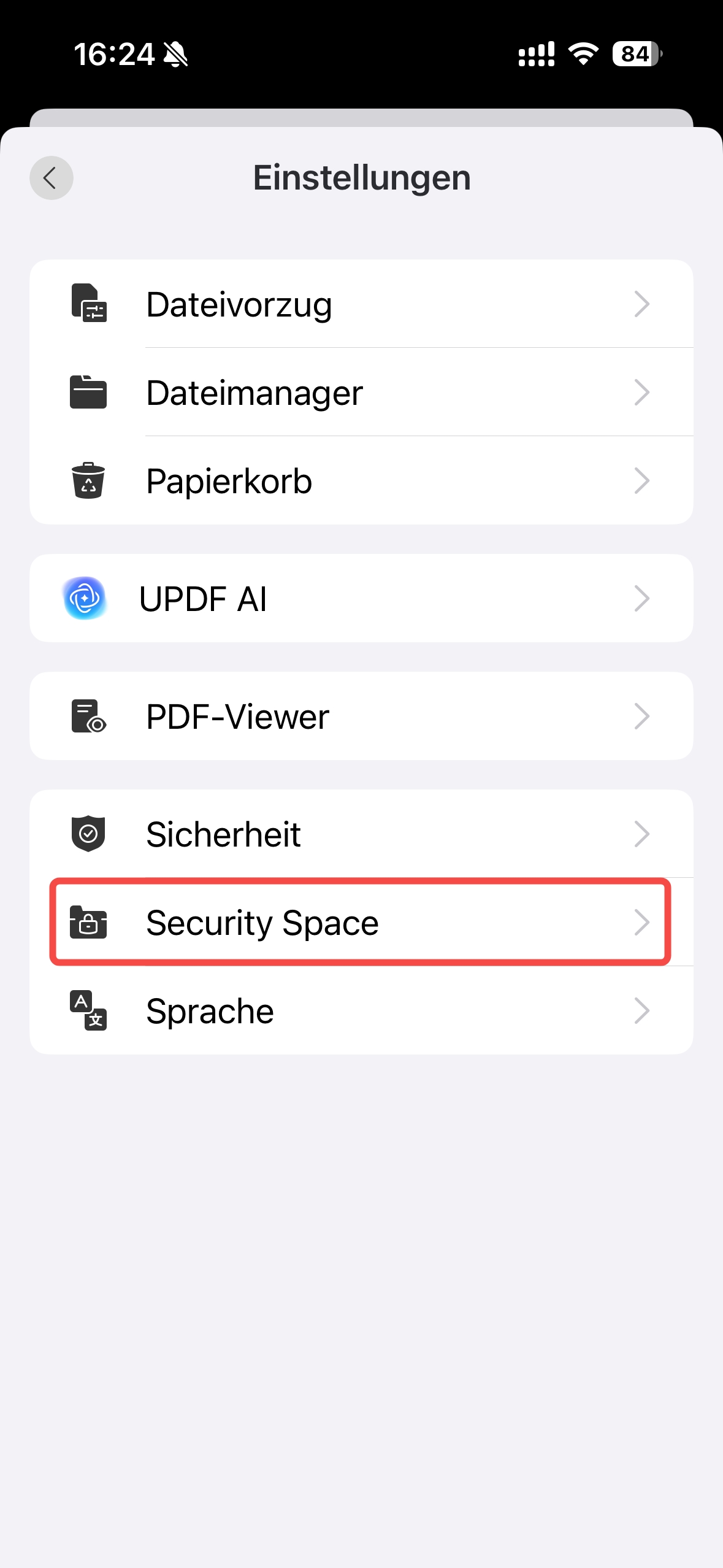 Security Space - ios
