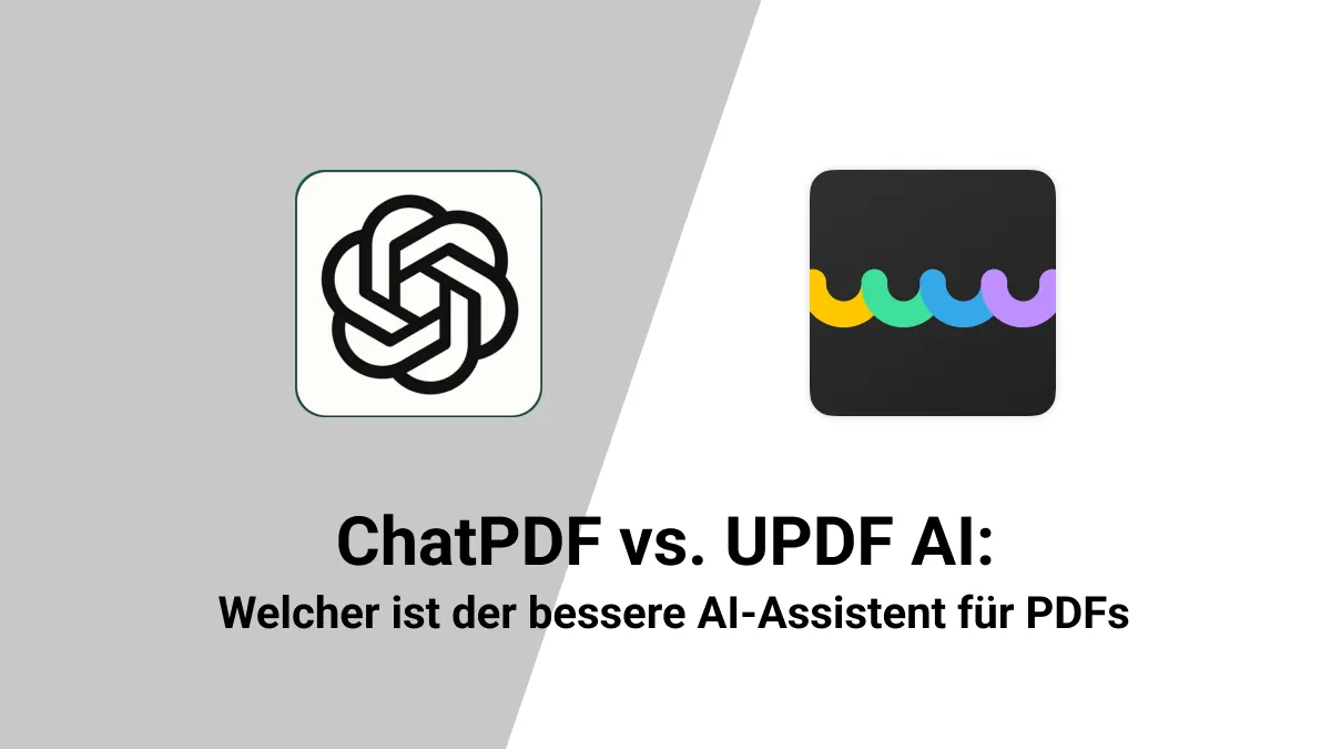 ChatPDF vs. UPDF AI: Welcher ist der bessere AI-Assistent für PDFs