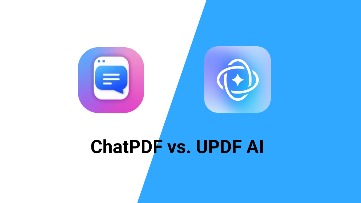 ChatPDF vs UPDF AI logo