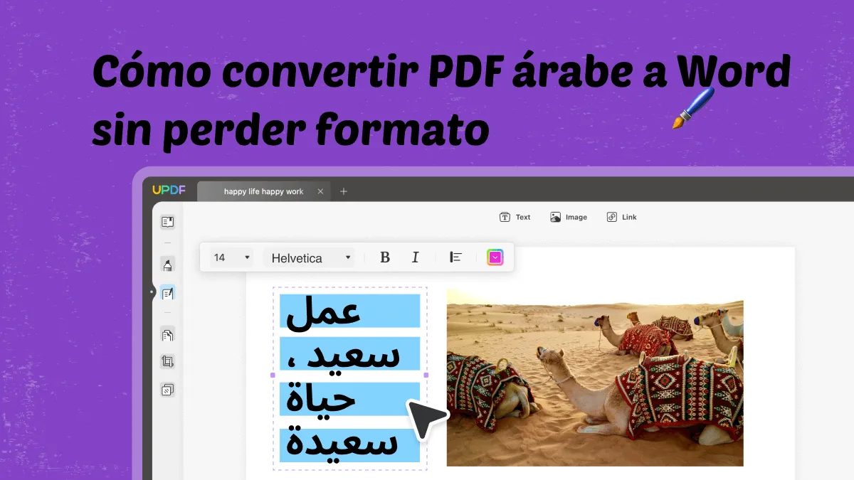 Cómo convertir PDF árabe a Word sin perder formato