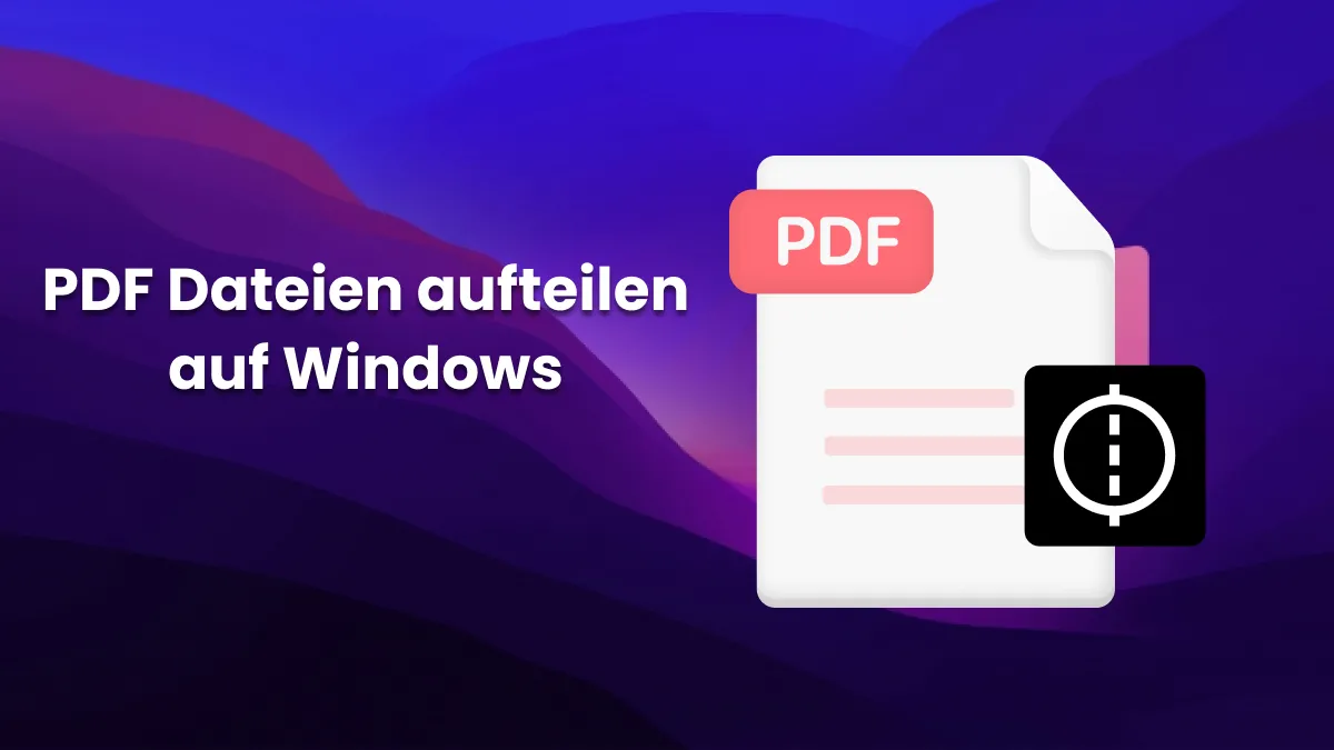 PDF auf Windows 10/11 einfach aufteilen: UPDF vs Adobe Acrobat