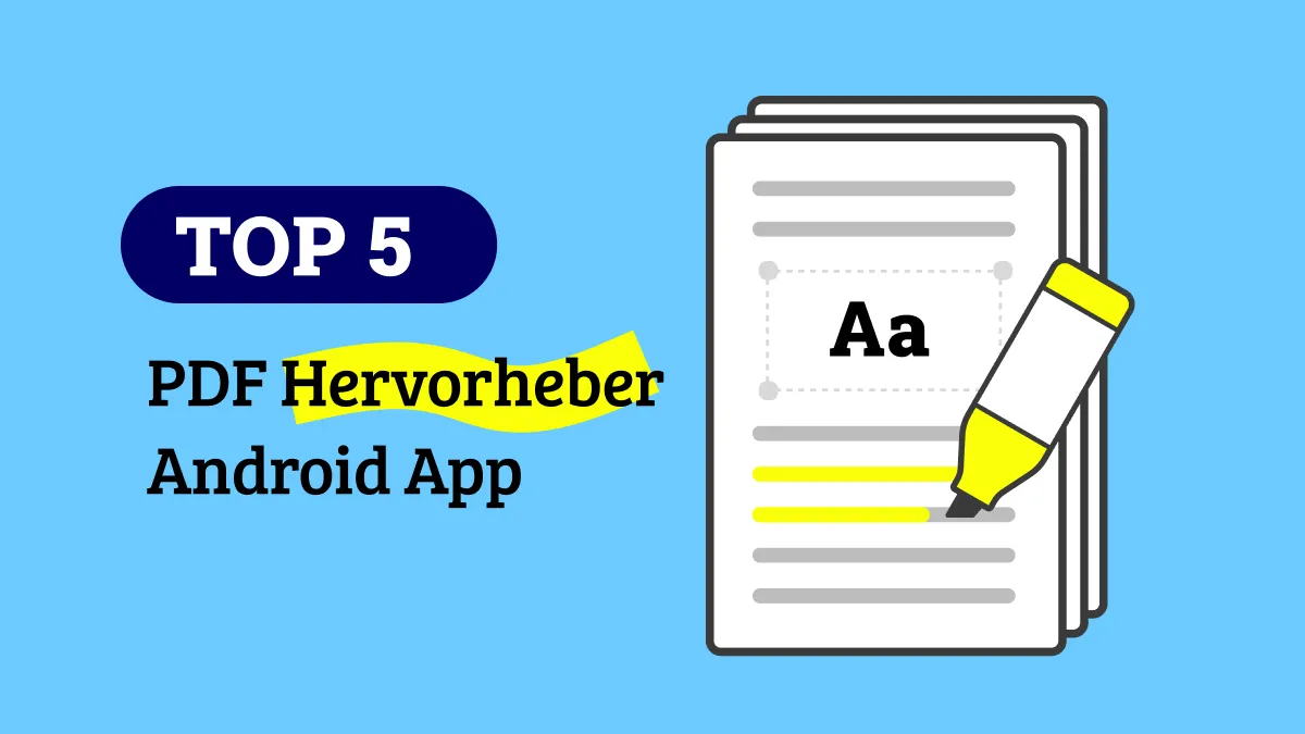 PDF Hervorheber für Android - die 5 besten Optionen