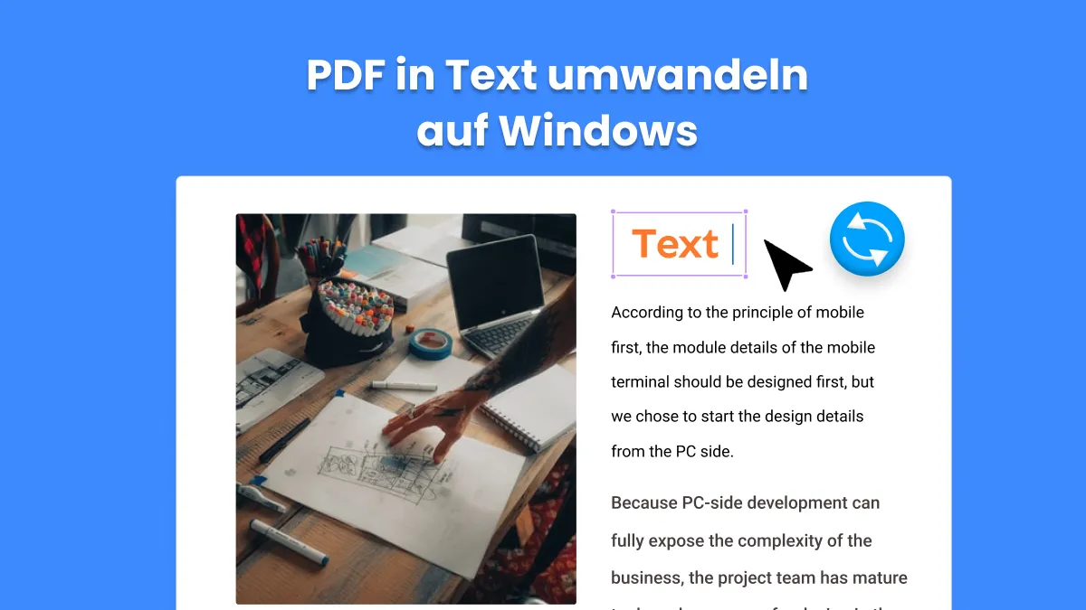 Wie Sie auf Windows PDF in Text umwandeln – 3 Wege