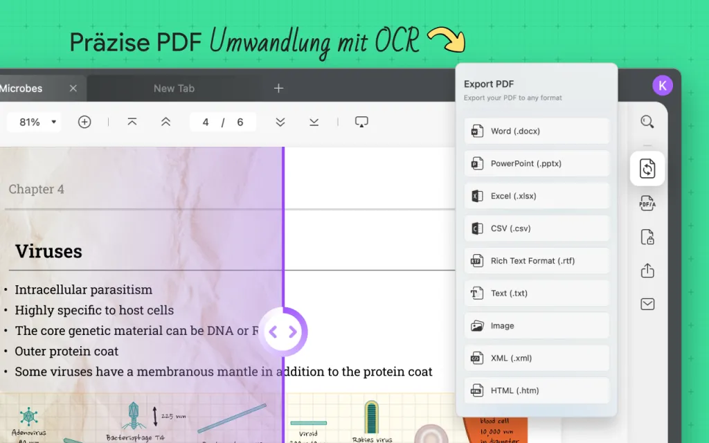 PDF umwandeln ocr