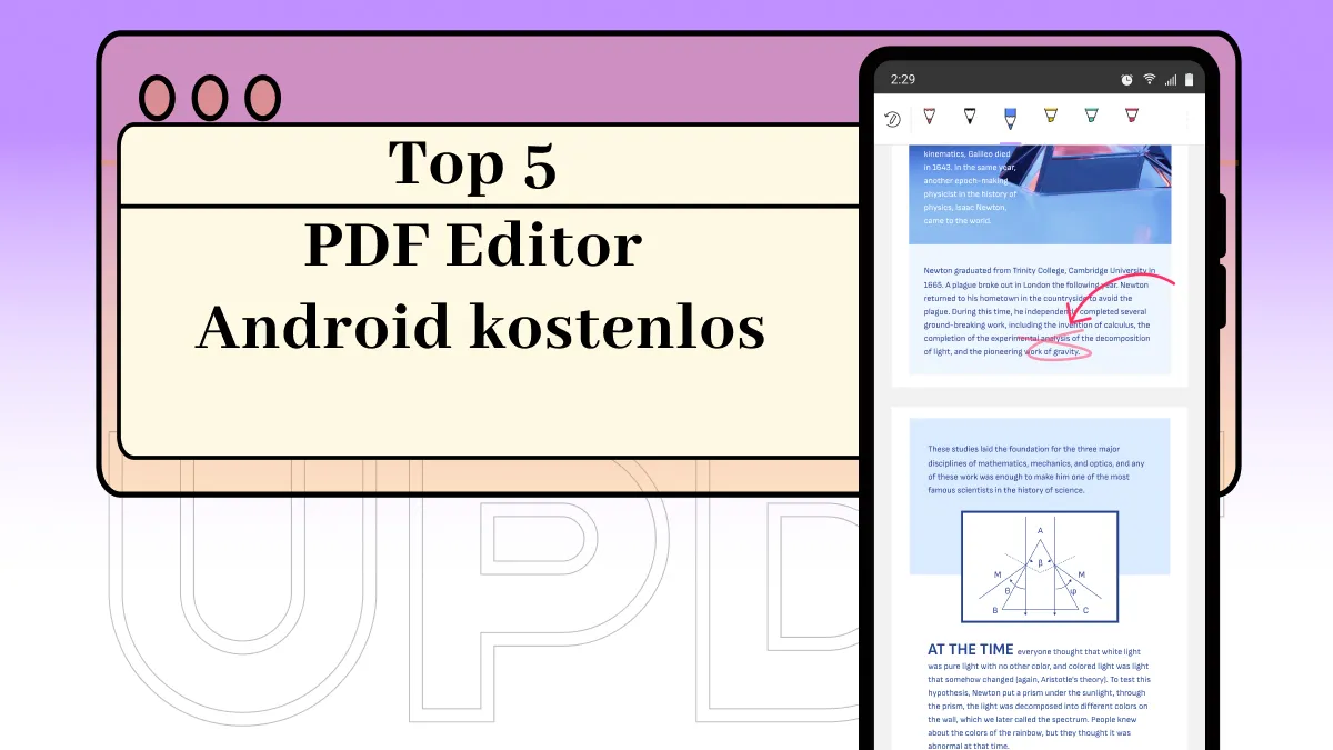 Kostenlose PDF-Editoren für Android - Optionen und das beste Programm für 2024