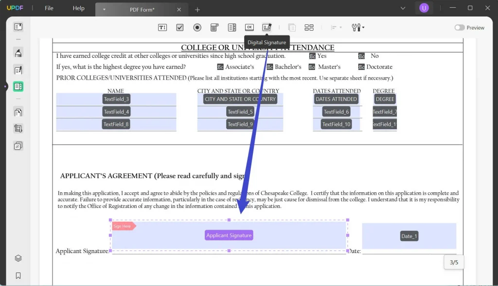 ajouter signature numérique pdf