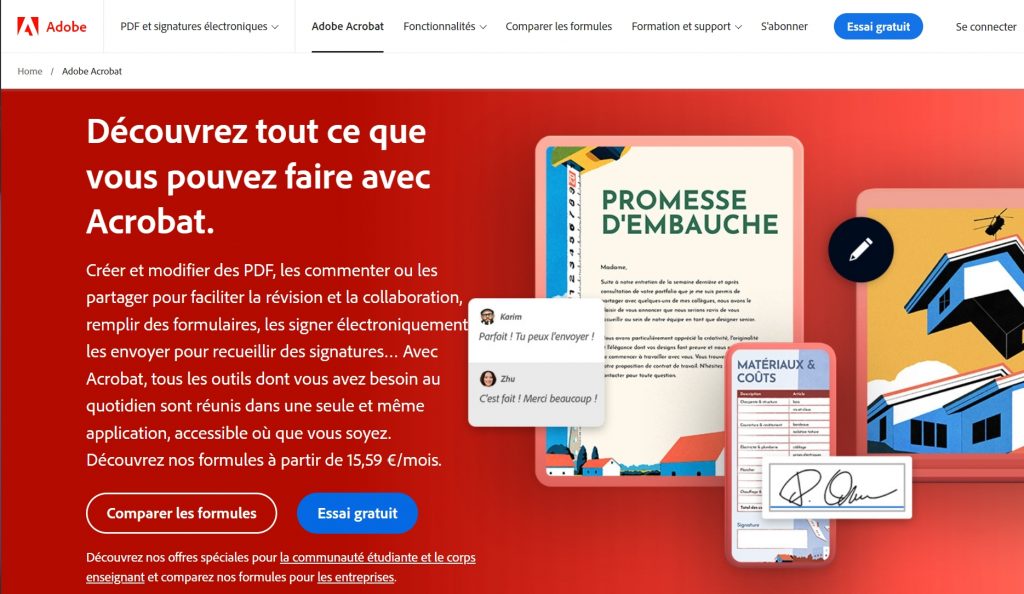 conversion pdf en texte
 adobe