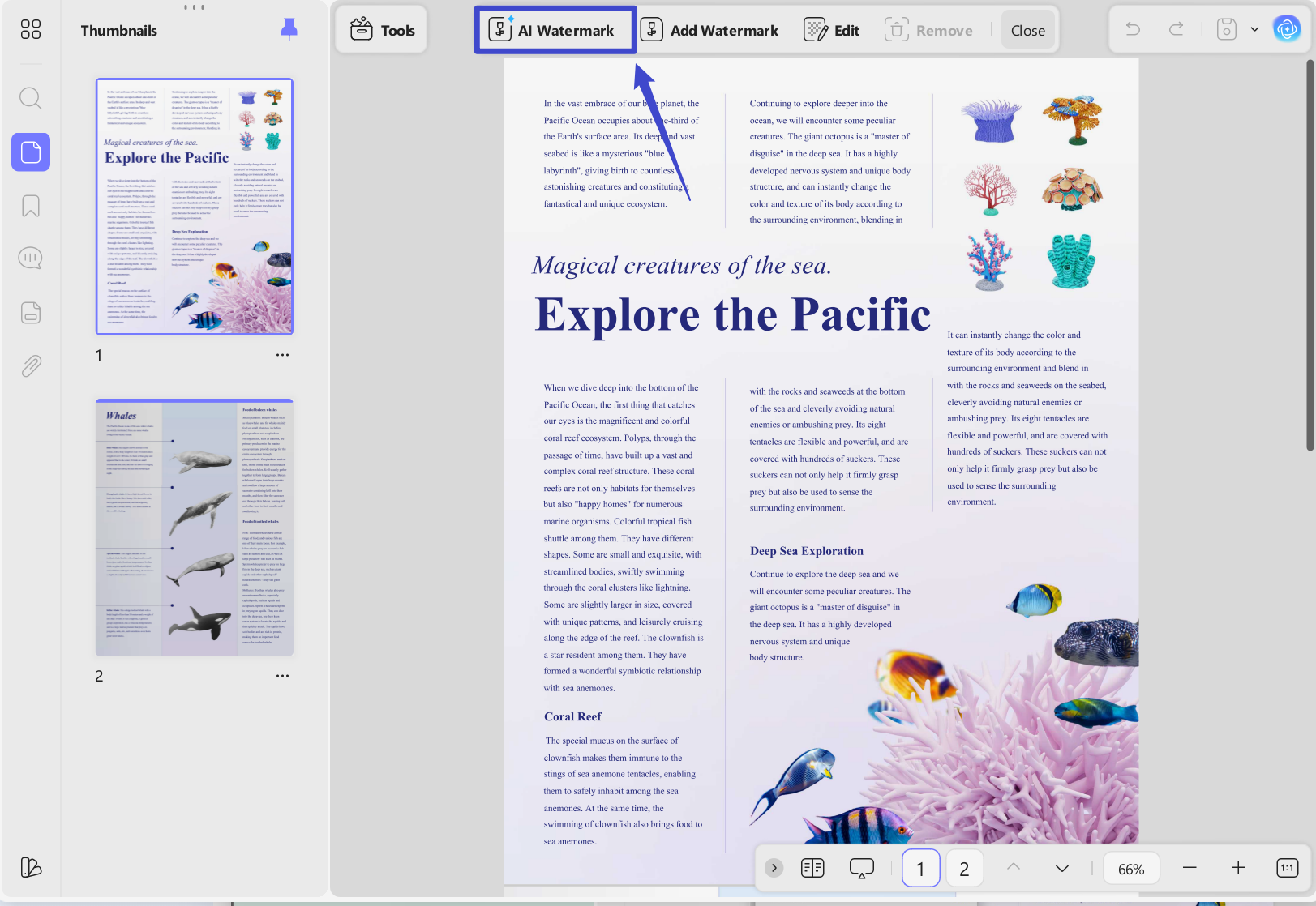 ai generate bookmark