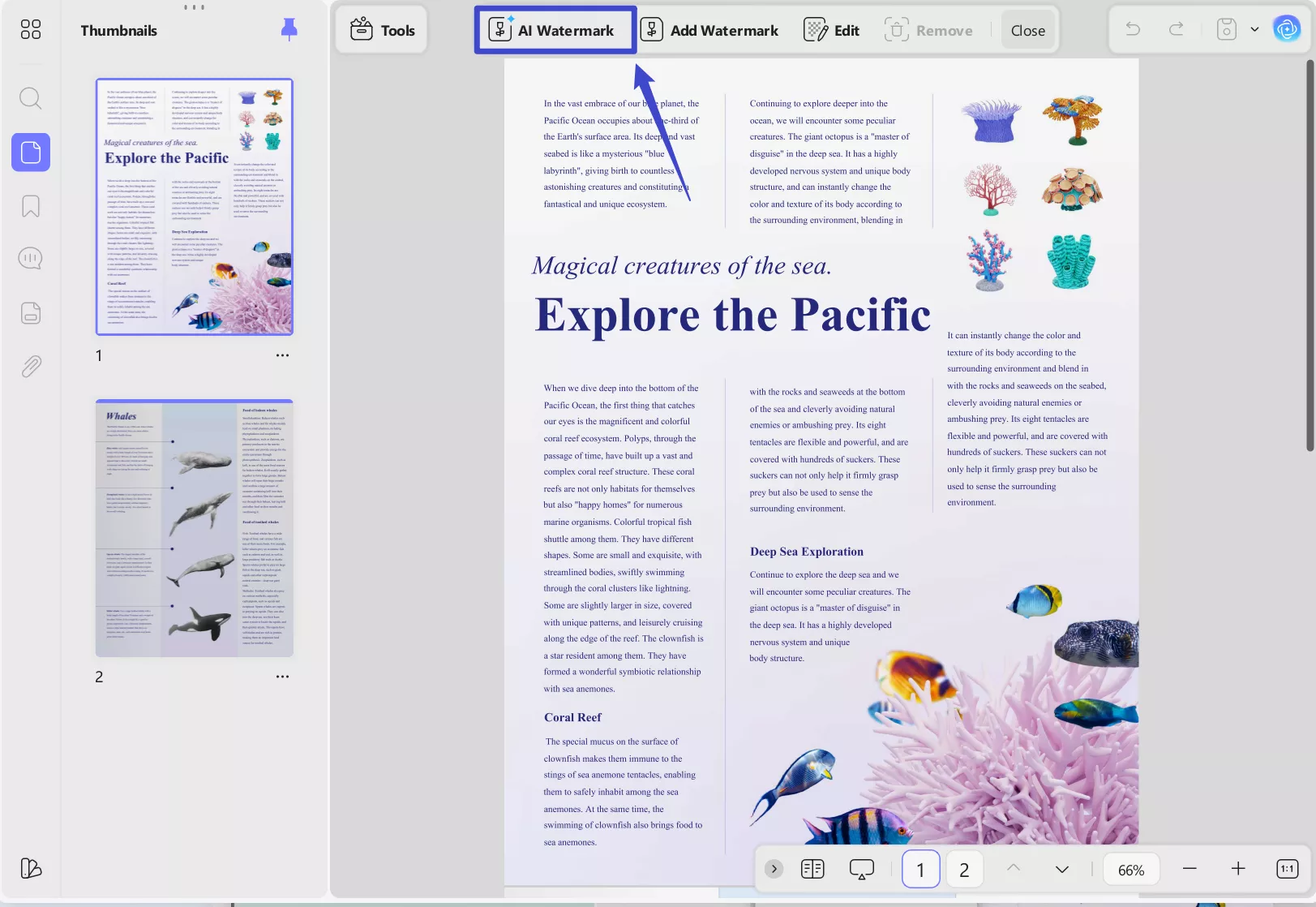 ai generate bookmark