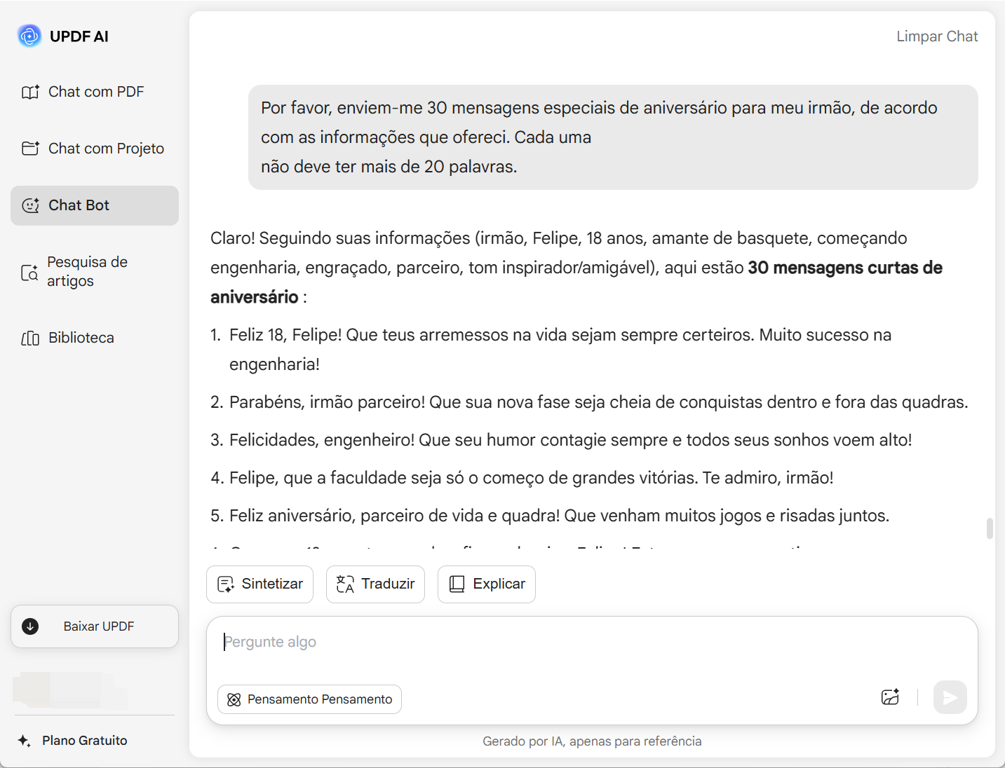 ia gera desejos para mike updf online
