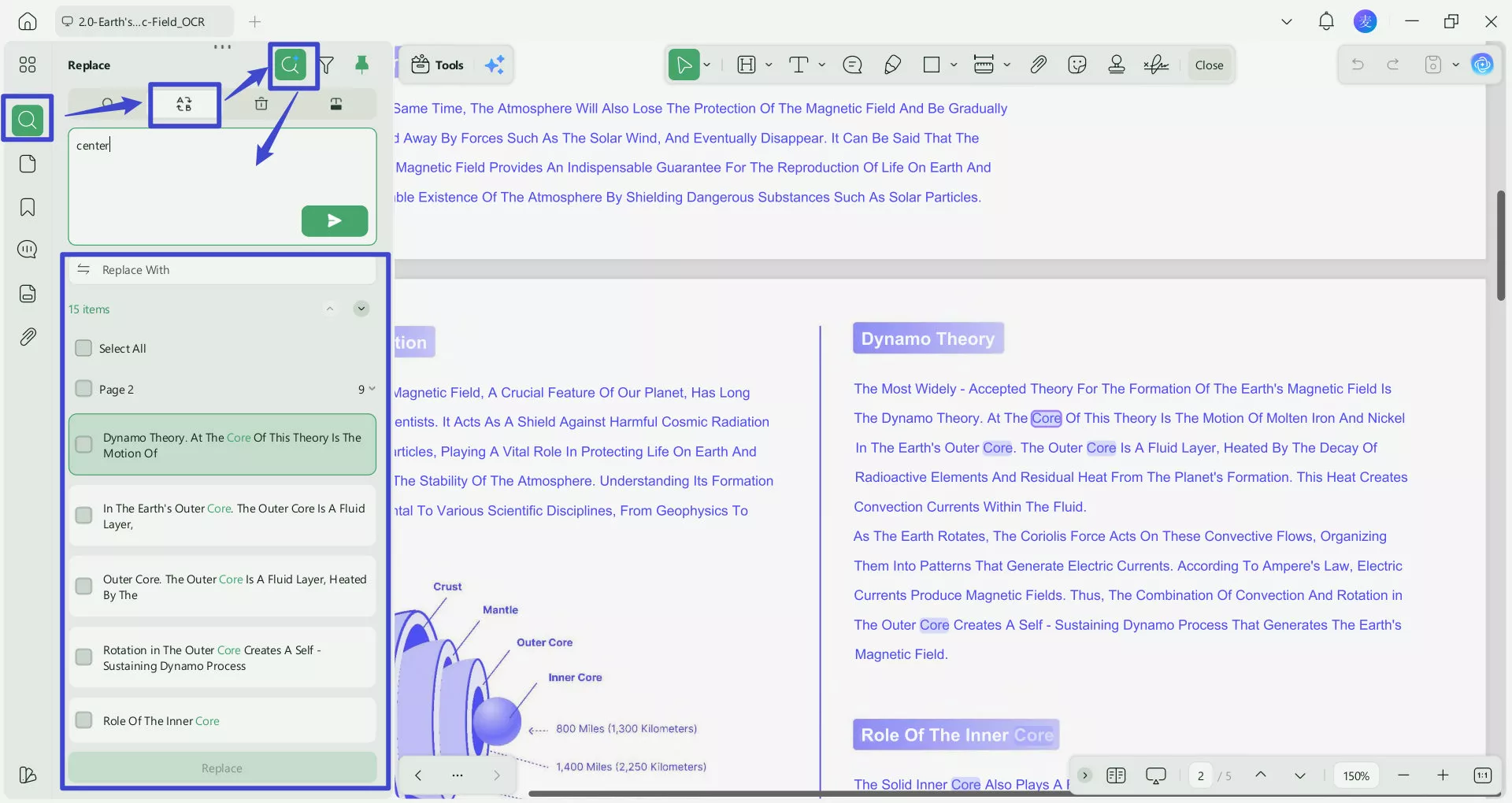 click ai search in the search icon