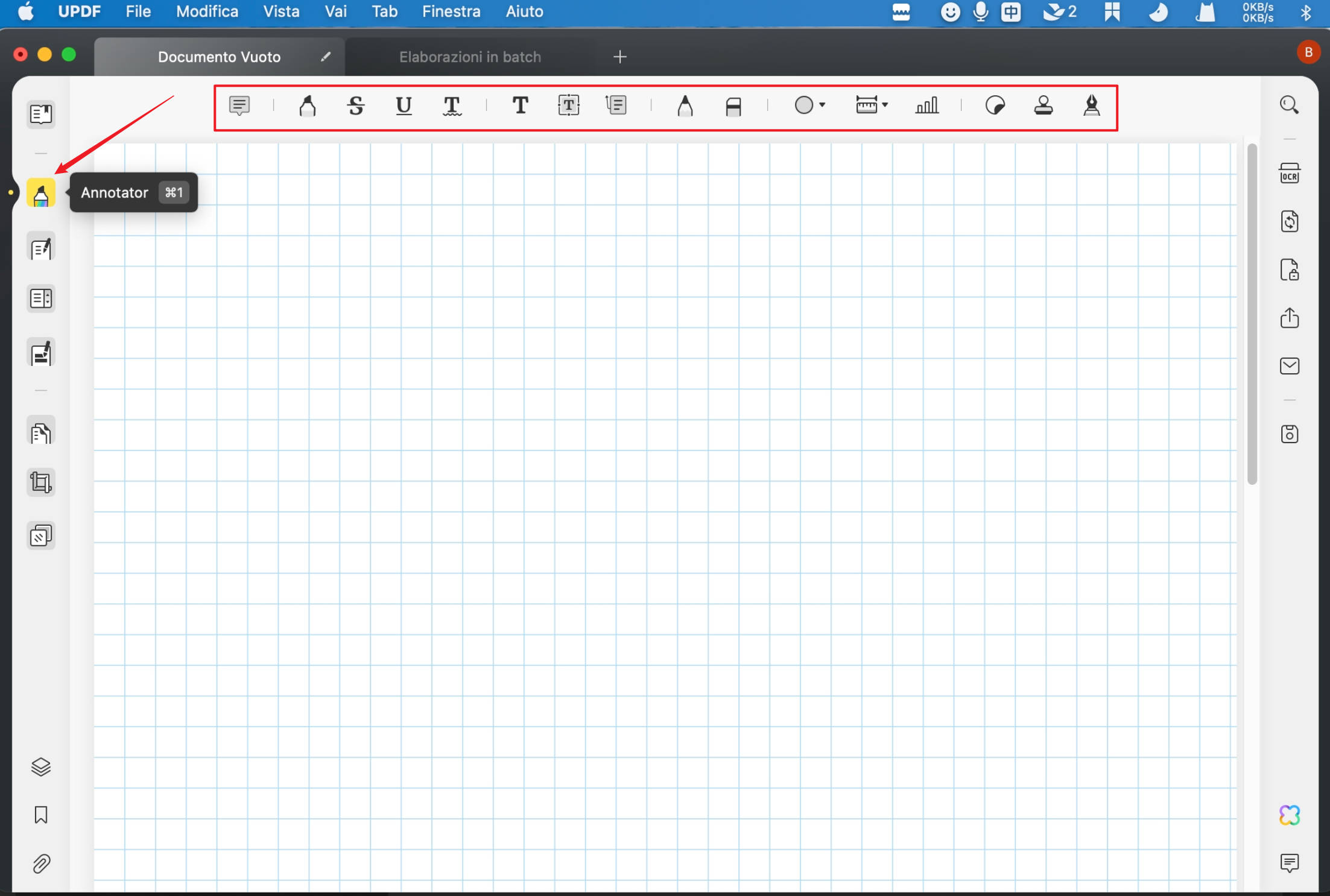 annotare pdf su mac