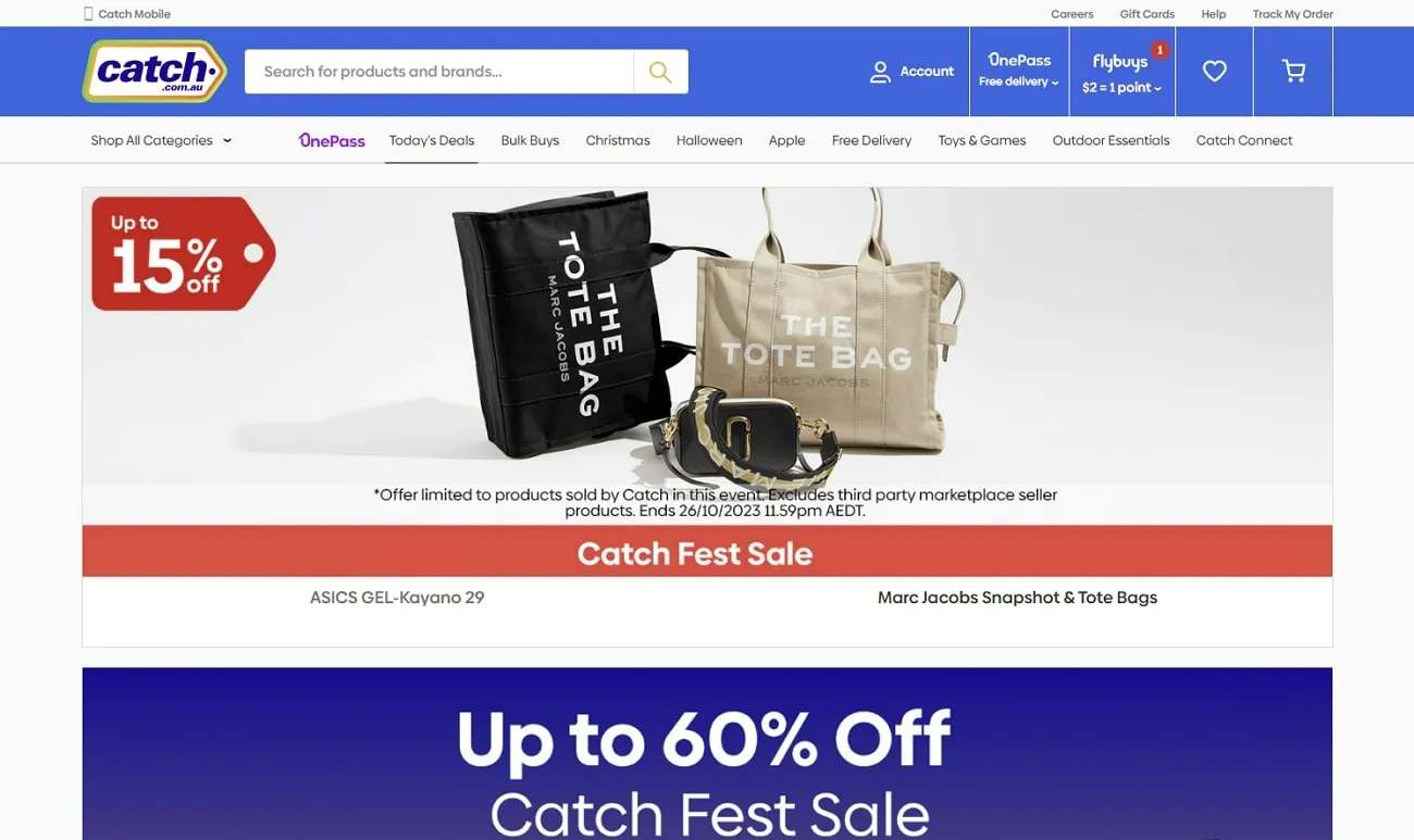 catch.com.au christmas sale