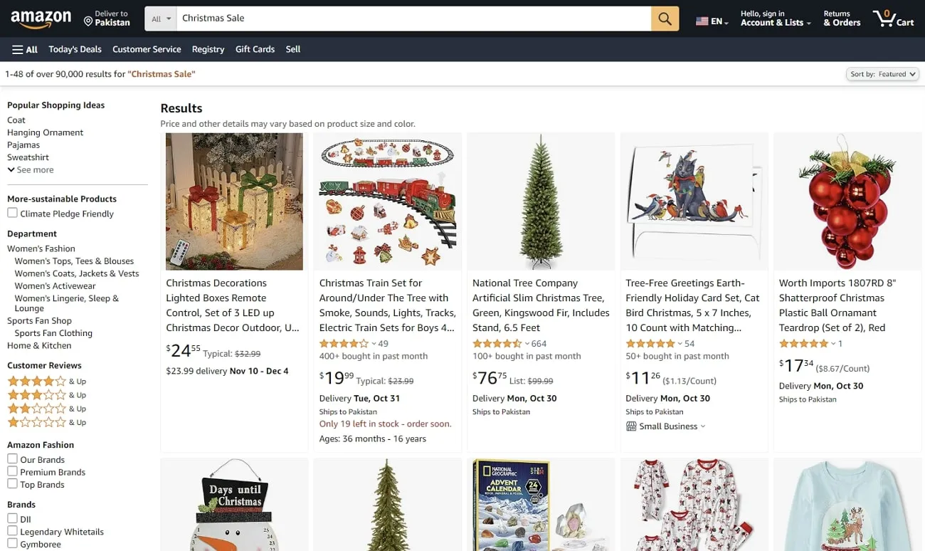 amazon christmas sale